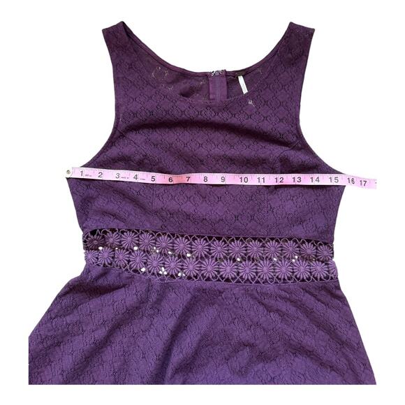 Free People | Women’s Purple Sleeveless Dress | Size 8 | 1015 - Picture 3 of 10